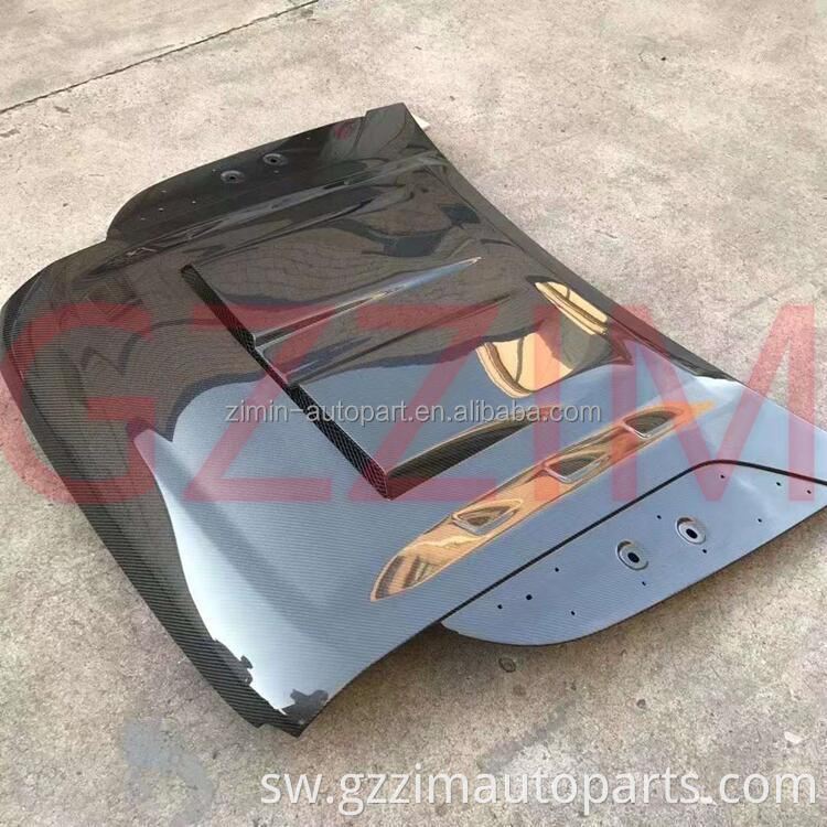 Injini ya gari kifuniko gari kaboni fiber hood kaboni fiber hood bonnet kwa kutetea*r 2022